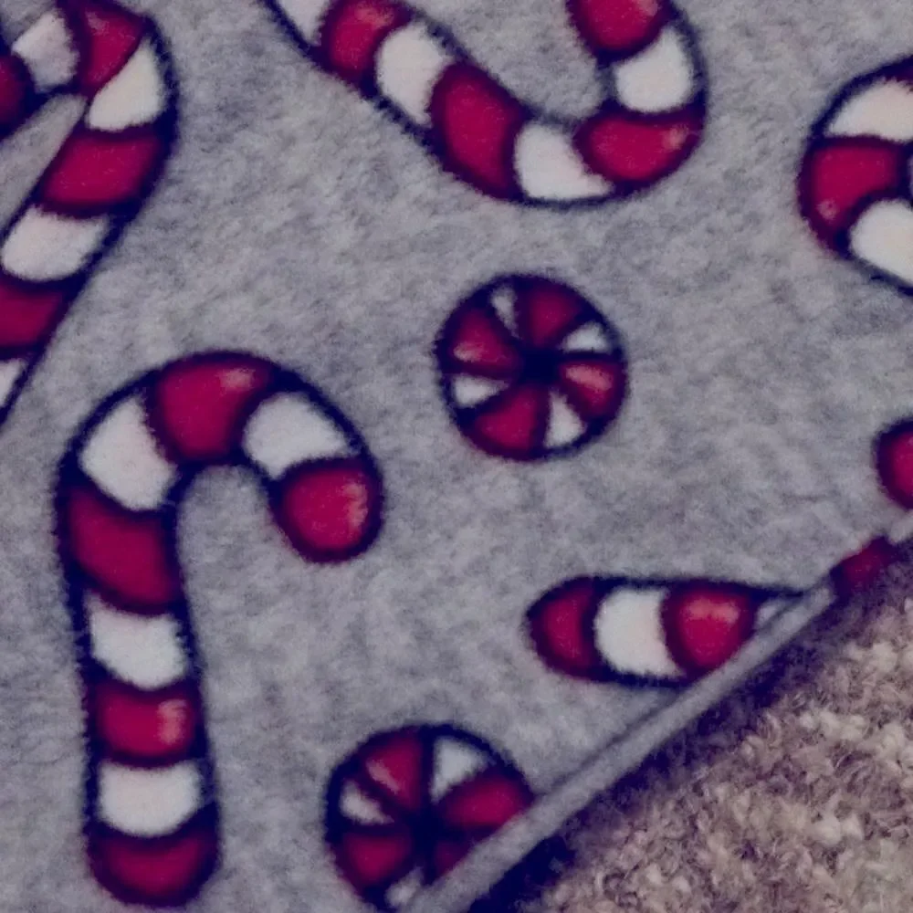 Jolly  Jammies Candy Cane Fleece 2 Piece (I dream of treats)